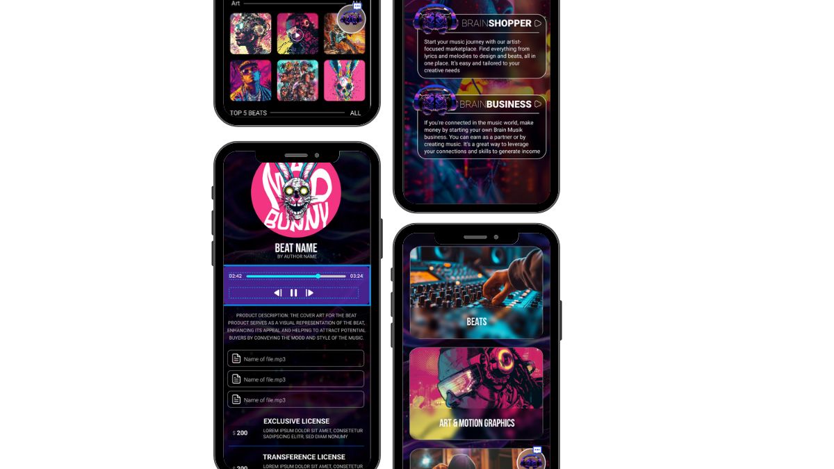 Dashboard mockup
